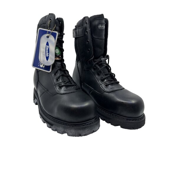 Bates Men's F2413-05 Black Size 7.5 Thinsulate Combat Steel Toe Boots NWTS AS/IS - Picture 1 of 16